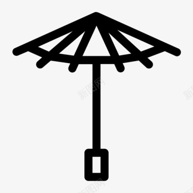 和田伞文化日本图标