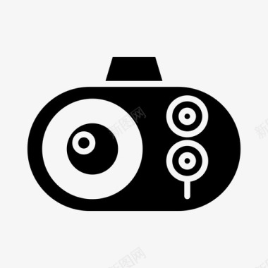 音乐收音机设备电子图标