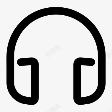 音乐耳机音频音乐图标