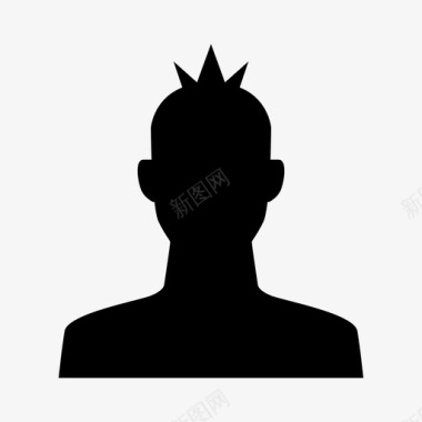 人物篮球朋克人物人图标