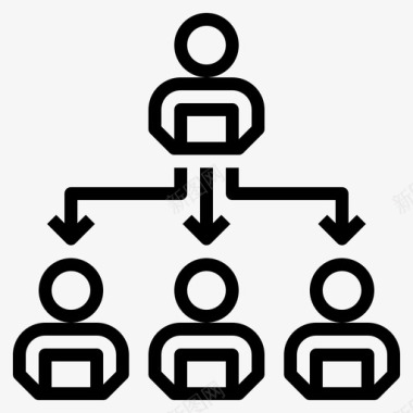 在家深夜办公的团队合作联系网络图标