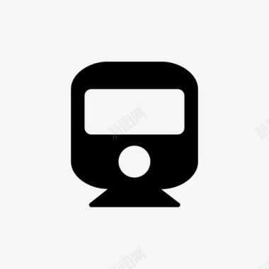 地铁和公交交通铁路地铁图标