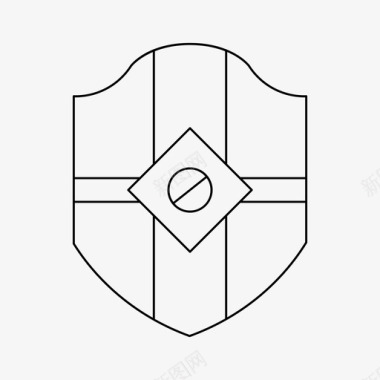 皇家盾徽章保护图标