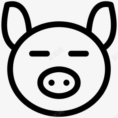 农民猪动物农场图标