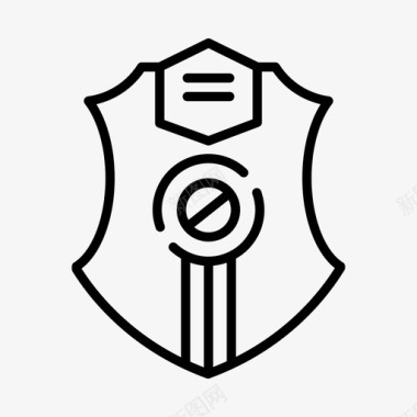 皇家盾徽章保护图标