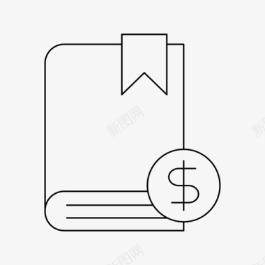 火焰美元图标书美元图书馆图标