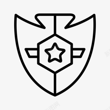 皇家盾徽章皇家图标