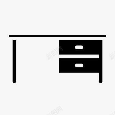 配件采购产品书桌家具办公室图标