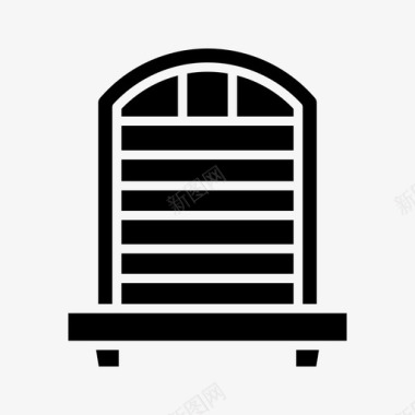 火焰背景装饰窗户关闭装饰图标