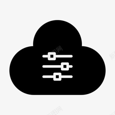 服务器云配置托管网络图标