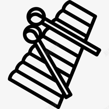 音乐木琴乐器音乐图标