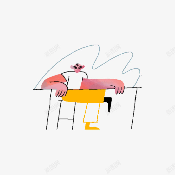 Image may contain cartoon drawing and illustration插画png免抠素材_88icon https://88icon.com 插画