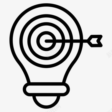 创意火焰设计创意目标营销理念目标目标图标