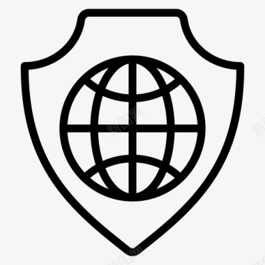 网络互联网安全网络保护网络安全图标
