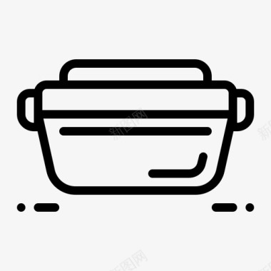 烘焙烤盘烘焙厨房图标