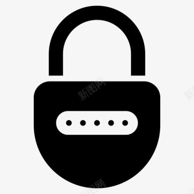密码锁数字锁电子锁图标