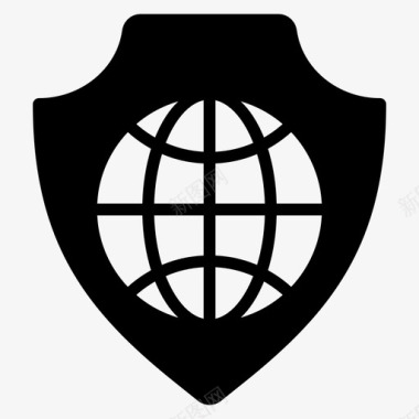 网络互联网安全网络保护网络安全图标