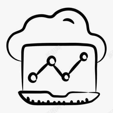 网络云网络云计算云托管图标