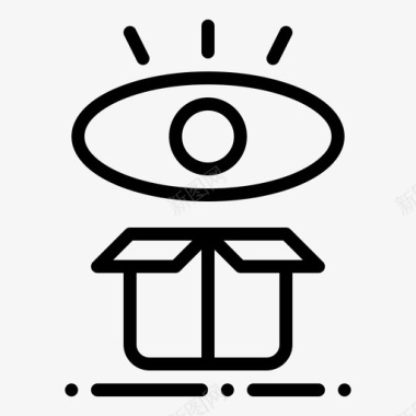 小吃盒子查看包盒子交货图标