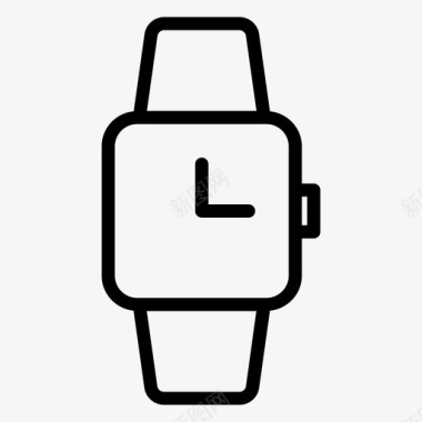 时间流逝手表健身trecker智能手表图标