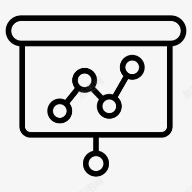 黑色信息图表业务演示数据分析图形数据图标