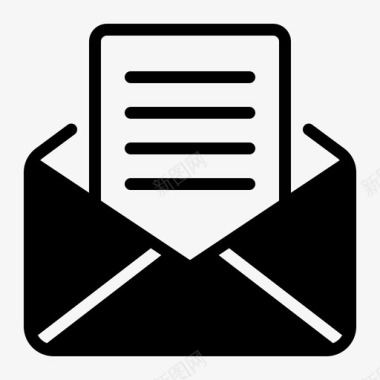通信阅读邮件电子邮件信件图标