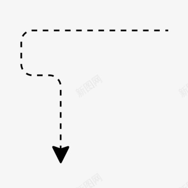 双向箭头虚线箭头箭头符号虚线箭头图标