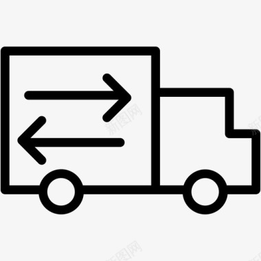 物流货车送货送货卡车图标