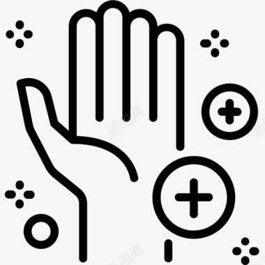 生手卫生手卫生加图标