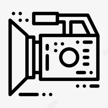 专业摄像机相机数码单反图标