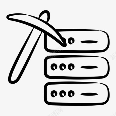 服务器数据挖掘数据服务器机架数据服务器探索图标