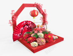 Chinese New Year Decoration 02  CNY Decoration活动  装置  场景素材