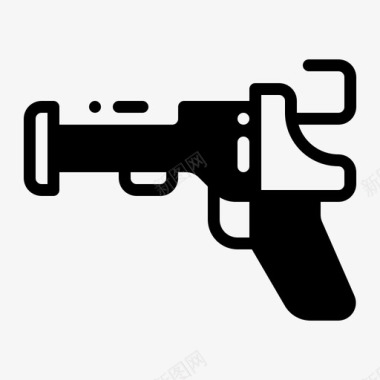 塔建筑填缝枪填缝建筑图标