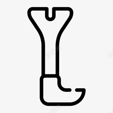 塔建筑撬杆建筑推杆图标