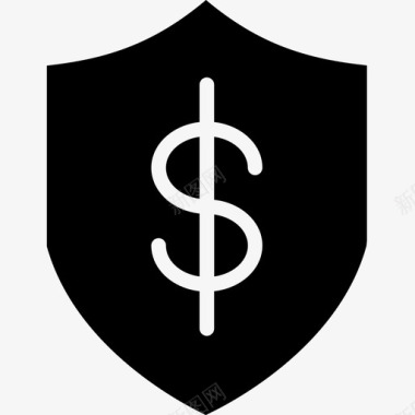 公共标识安全安全货币保险图标