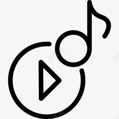 音乐播放器音频多媒体图标