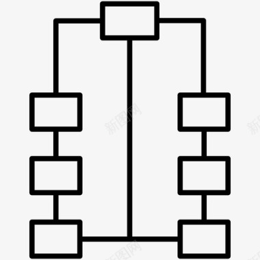 打分模型图表层次结构模型图标