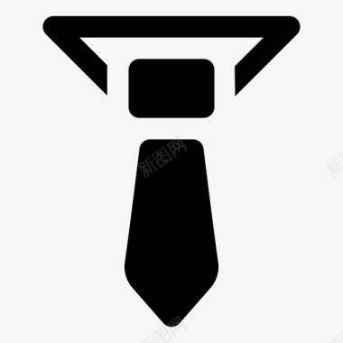 小程序领带商务礼服图标