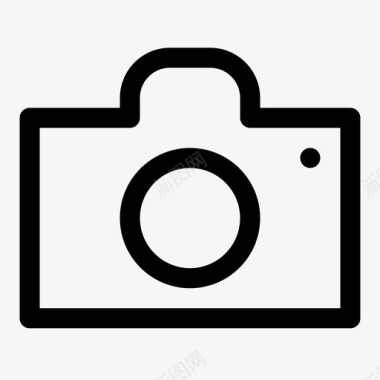 相机标志相机凹版照片图标