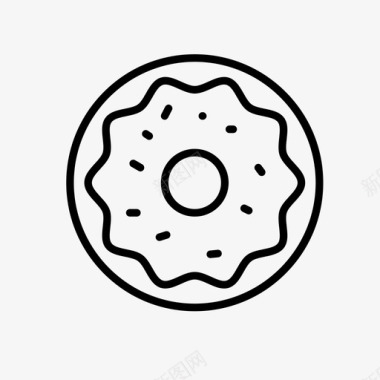 糕点图片甜甜圈甜点食品图标
