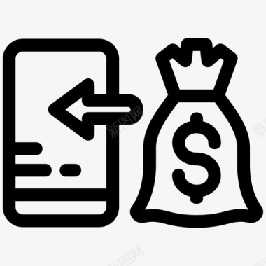 火焰美元图标转账美元外汇图标