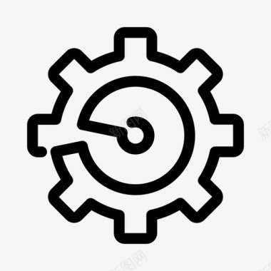 齿轮标志工具齿轮家族企业图标