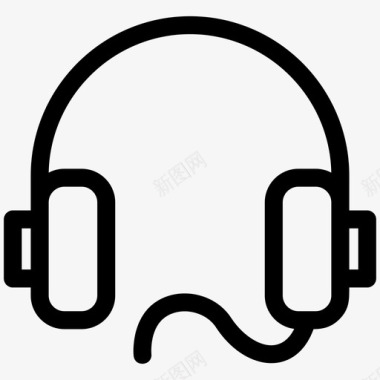 音乐耳机音频节拍图标