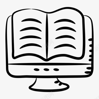 数字免扣图片电子书电脑数字图书图标