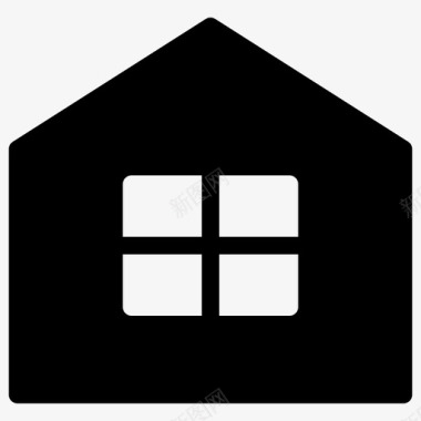 标志应用房子应用程序家图标