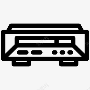 老电影播放机器机器电影院电影图标