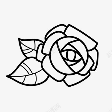 花朵玫瑰花朵图标