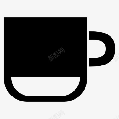 食物和饮料杯子咖啡饮料图标