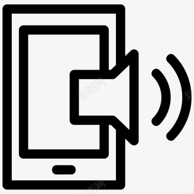 电话咨询图标振铃电话呼叫联系人图标