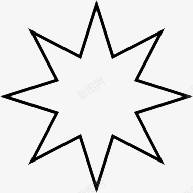 火焰背景装饰星级最爱奖项圣诞节图标